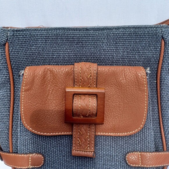 Blue Vintage 90's Style GAL purse BOHO - Picture 4 of 14